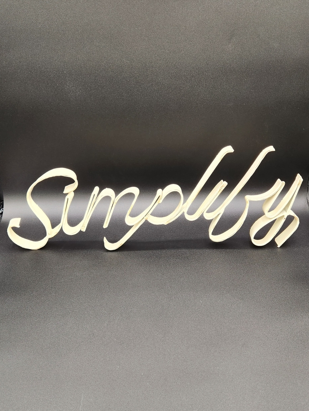 "Simplify" Metal Wall Art